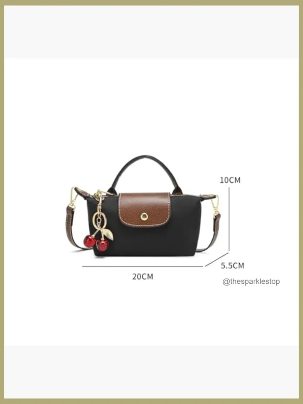 Convertible Mini Crossbody Bag with Detachable Strap